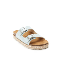 Load image into Gallery viewer, Light Blue platforms ANA made with eco-leather
