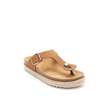 Load image into Gallery viewer, Cognac Brown platforms GALA made with eco-leather
