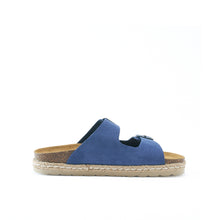 Carica l&#39;immagine nel visualizzatore di Gallery, Jeans platforms ANA made with suede leather
