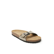Carica l&#39;immagine nel visualizzatore di Gallery, Bronze single-strap sandals AGATA made with eco-leather
