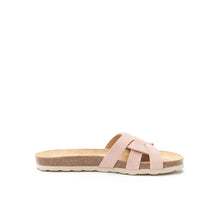 Carica l&#39;immagine nel visualizzatore di Gallery, Pink sandals CLARA made with leather suede
