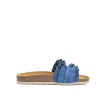 Carica l&#39;immagine nel visualizzatore di Gallery, Jeans single-strap SOFIA made with suede leather
