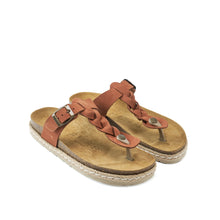 Load image into Gallery viewer, Brown platforms LUNA made with nubuck leather
