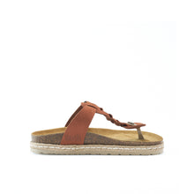 Load image into Gallery viewer, Brown platforms LUNA made with nubuck leather
