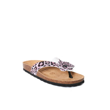 Carica l&#39;immagine nel visualizzatore di Gallery, Pink thong sandals LENE made with eco-leather
