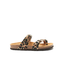 Carica l&#39;immagine nel visualizzatore di Gallery, Brown thong sandals DARIA made with eco-leather
