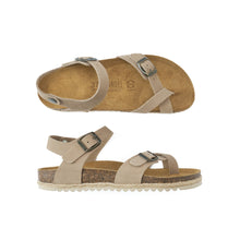 Carica l&#39;immagine nel visualizzatore di Gallery, Taupe thong ELISA made with suede leather
