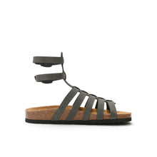 Carica l&#39;immagine nel visualizzatore di Gallery, Grey sandals ANITA made with eco-leather
