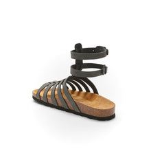 Carica l&#39;immagine nel visualizzatore di Gallery, Grey sandals ANITA made with eco-leather
