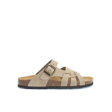 Load image into Gallery viewer, Taupe multi-straps ALVARO made with nubuck leather
