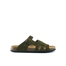 Load image into Gallery viewer, Moss Green multi-straps ALVARO made with suede leather
