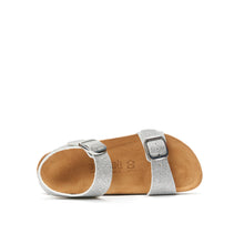 Carica l&#39;immagine nel visualizzatore di Gallery, Silver sandals INES made with eco-leather
