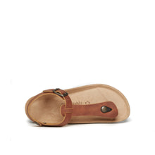 Carica l&#39;immagine nel visualizzatore di Gallery, Brown sandals LEON made with leather
