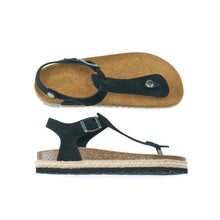 Carica l&#39;immagine nel visualizzatore di Gallery, Black platforms LEON made with suede leather
