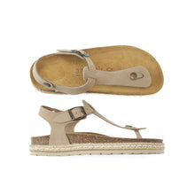 Load image into Gallery viewer, Taupe platforms LEON made with suede leather
