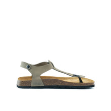 Load image into Gallery viewer, Grey sandals LEON made with nubuck leather
