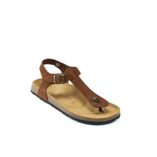 Load image into Gallery viewer, Chestnuts sandals LEON made with suede leather
