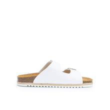 Carica l&#39;immagine nel visualizzatore di Gallery, White two-straps ALBERTO made with eco-leather
