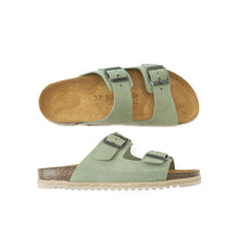 Load image into Gallery viewer, Rosemary two-straps ALBERTO made with suede leather
