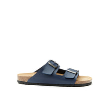 Carica l&#39;immagine nel visualizzatore di Gallery, Navy two-straps ALBERTO made with eco-leather
