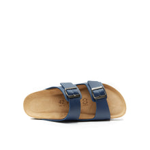 Load image into Gallery viewer, Navy two-straps ALBERTO made with eco-leather
