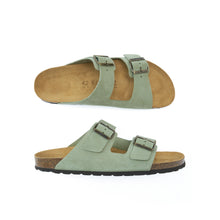 Carica l&#39;immagine nel visualizzatore di Gallery, Rosemary two-straps ALBERTO made with suede leather
