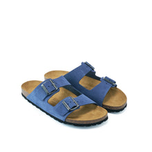 Carica l&#39;immagine nel visualizzatore di Gallery, Jeans two-straps ALBERTO made with suede leather
