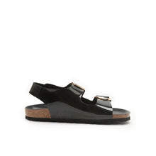 Load image into Gallery viewer, Black sandals CARLOS made with eco-leather
