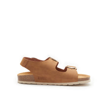 Carica l&#39;immagine nel visualizzatore di Gallery, Brown sandals CARLOS made with eco-leather
