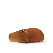 Load image into Gallery viewer, Tabacco Brown sabot clogs NOE made with leather
