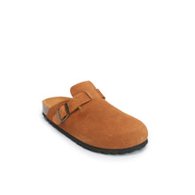 Load image into Gallery viewer, Tabacco Brown sabot clogs NOE made with leather
