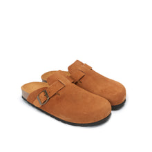 Carica l&#39;immagine nel visualizzatore di Gallery, Tabacco Brown sabot clogs NOE made with leather
