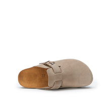 Carica l&#39;immagine nel visualizzatore di Gallery, Taupe sabot clogs NOE made with leather
