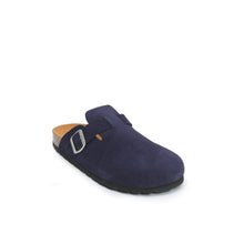 Carica l&#39;immagine nel visualizzatore di Gallery, Navy sabot clogs NOE made with leather
