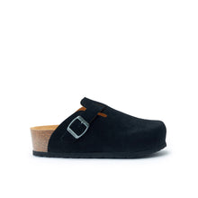 Load image into Gallery viewer, Black sabot clogs NOE made with leather
