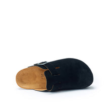 Load image into Gallery viewer, Black sabot clogs NOE made with leather
