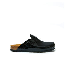 Load image into Gallery viewer, Black sabot clogs NOE made with eco-leather
