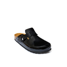 Load image into Gallery viewer, Black sabot clogs NOE made with eco-leather
