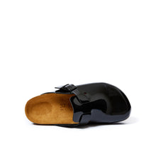 Load image into Gallery viewer, Black sabot clogs NOE made with eco-leather
