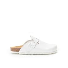 Load image into Gallery viewer, White sabot clogs NOE made with eco-leather
