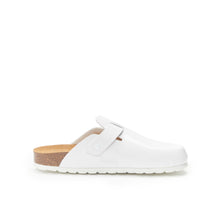 Load image into Gallery viewer, White sabot clogs NOE made with eco-leather
