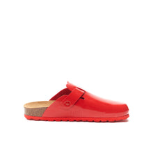 Load image into Gallery viewer, Red sabot clogs NOE made with eco-leather
