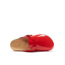 Load image into Gallery viewer, Red sabot clogs NOE made with eco-leather
