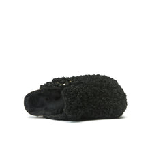 Carica l&#39;immagine nel visualizzatore di Gallery, Black sabot clogs NOE made with textile
