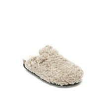 Carica l&#39;immagine nel visualizzatore di Gallery, Taupe sabot clogs NOE made with textile
