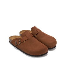 Load image into Gallery viewer, Chestnuts sabot clogs NOE made with suede leather
