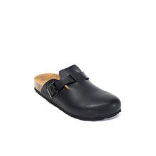 Charger l&#39;image dans la galerie, Black sabot clogs NOE made with eco-leather
