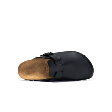 Charger l&#39;image dans la galerie, Black sabot clogs NOE made with eco-leather
