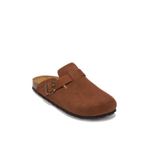 Carica l&#39;immagine nel visualizzatore di Gallery, Chestnuts sabot clogs NOE made with suede leather
