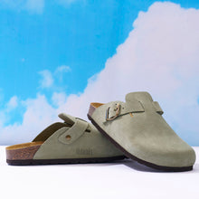 Carica l&#39;immagine nel visualizzatore di Gallery, Rosemary sabot clogs NOE made with suede leather
